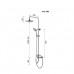 Constant Temperature Shower Set Three-function Shower Head Stainless Steel Shower - B077ZYKD6W